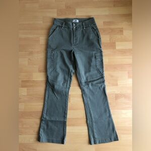 PAIGE Olive Green Women's Cargo Jeans